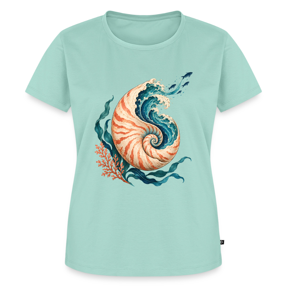 Nautilus Wave – Frauen Premium T-Shirt - Mint 