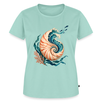 Nautilus Wave – Frauen Premium T-Shirt - Mint 
