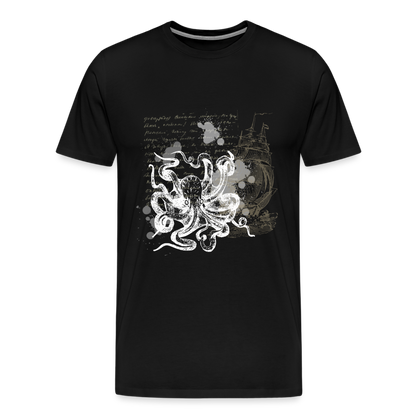 Vintage Steampunk Oktopus Motiv - Männer Premium T-Shirts - by Artful Alchemist