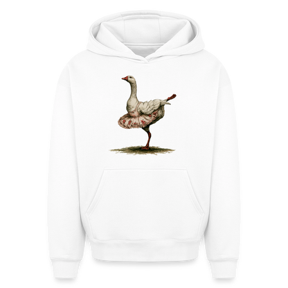 Gänseballerina - Oversized Heavyweight Unisex Hoodie - by Artful Alchemist