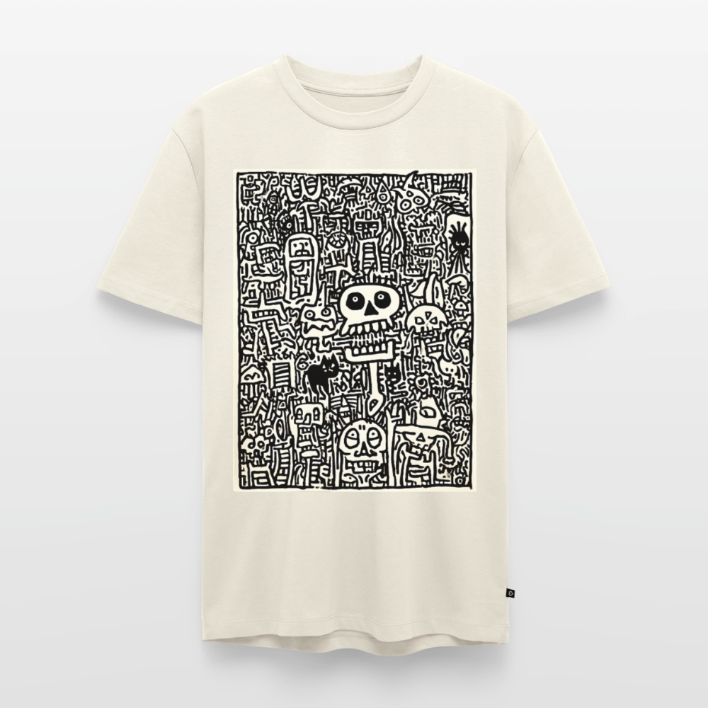 Weird Creatures – Männer Premium T-Shirt - Naturweiß