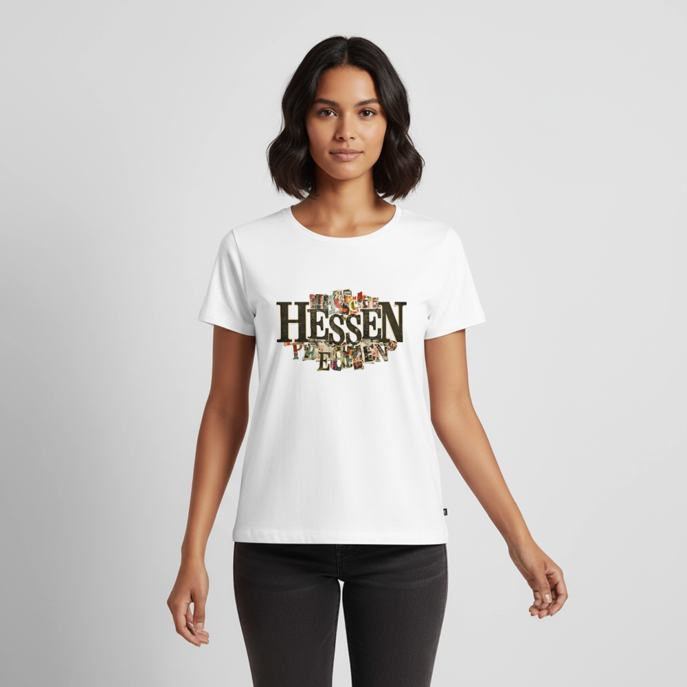 Hessen Collage - Frauen Premium T-Shirt - Weiß