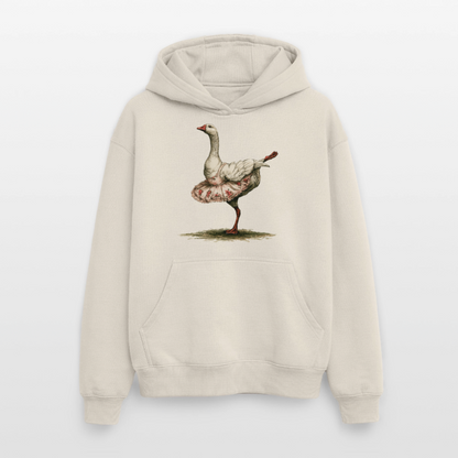 Gänseballerina - Oversized Heavyweight Unisex Hoodie - by Artful Alchemist