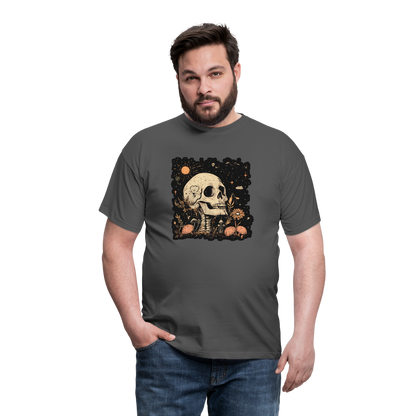 Boho Hippie Skelett im 60er, 70er Jahre Look - Männer T-Shirt - by Artful Alchemist