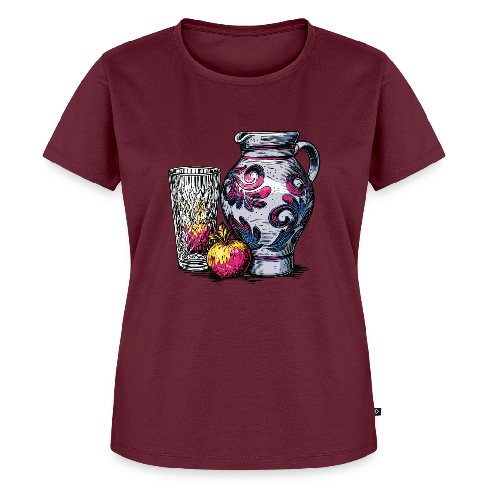Pink Bembel & Äppelwoi - Frauen Premium T-Shirt - Burgunderrot