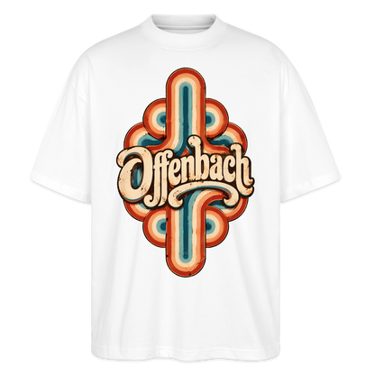Offenbach Retro – Oversized Unisex Bio T-Shirt - Weiß