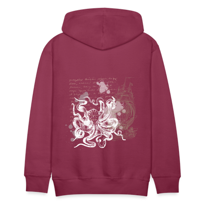 Vintage Steampunk Oktopus Motiv - Männer Premium Hoodie - by Artful Alchemist