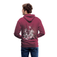 Vintage Steampunk Oktopus Motiv - Männer Premium Hoodie - Bordeaux