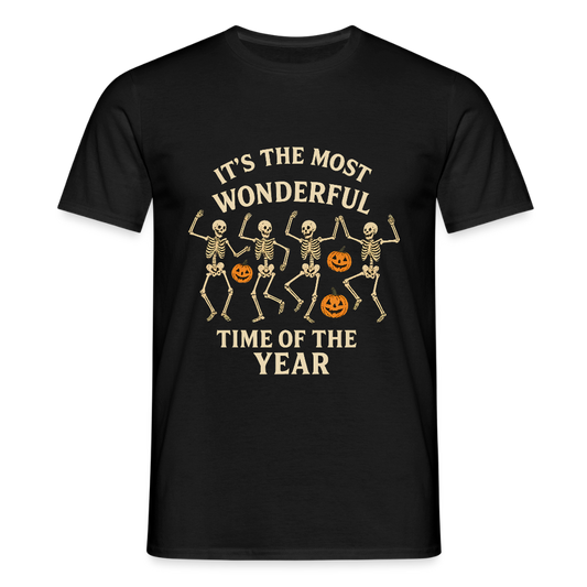 It’s the Most Wonderful Time of the Year – Halloween Shirt - Männer T-Shirt - Schwarz