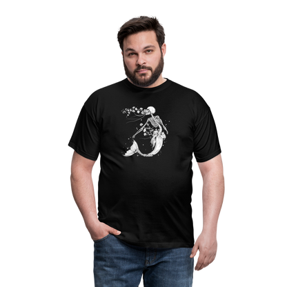 Florale Skelett Meerjungfrau - Männer T-Shirt - by Artful Alchemist