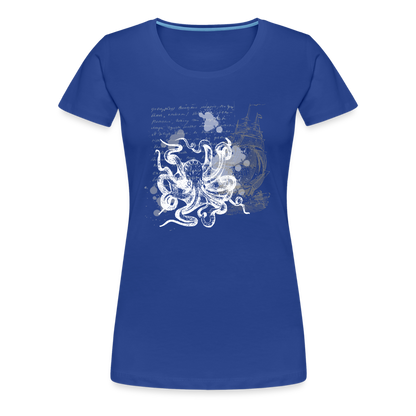 Vintage Steampunk Oktopus Motiv - Frauen Premium T-Shirts - by Artful Alchemist