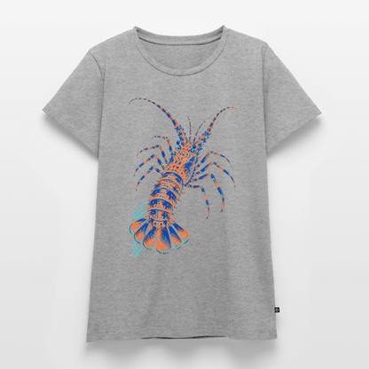 Lobster Ink – Frauen Premium T-Shirt - Grau meliert