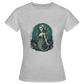 Comic Ghul Zombie Meerjungfrau - Frauen T-Shirt - Grau meliert