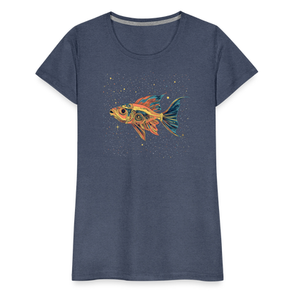 Bunter Meeres Fisch - Frauen Premium T-Shirt - by Artful Alchemist