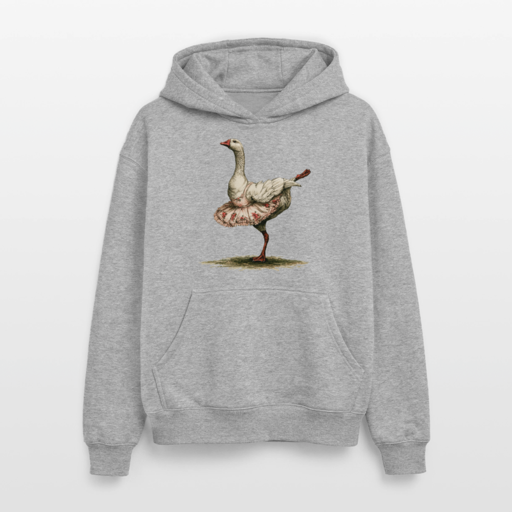 Gänseballerina - Oversized Heavyweight Unisex Hoodie - by Artful Alchemist