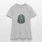 Comic Ghul Zombie Meerjungfrau - Frauen T-Shirt - Grau meliert