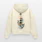 Mystic Mermaid – Mondphasen - Stanley/Stella Boxy Frauen Bio Hoodie Nora - Weißgrau