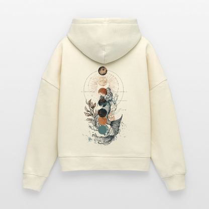 Mystic Mermaid – Mondphasen - Stanley/Stella Boxy Frauen Bio Hoodie Nora - by Artful Alchemist