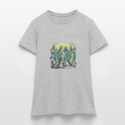 Tanzende Zombies - Gruseliges Zombie Motiv - Frauen T-Shirt - by Artful Alchemist
