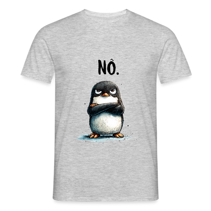 Grumpy Penguin "Nö" - Männer T-Shirt - by Artful Alchemist