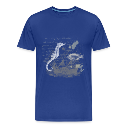 Vintage Steampunk Seepferdchen Motiv - Männer Premium T-Shirts - by Artful Alchemist