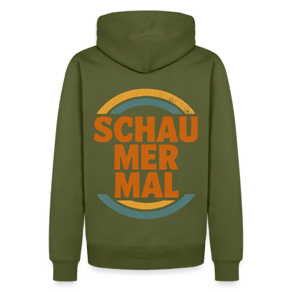 „Schau Mer Mal“ – Retro Look aus Hessen - Männer Premium Hoodie - by Artful Alchemist