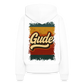 „Gude“ – Retro Look aus Hessen - Frauen Premium Bio Hoodie - Weiß