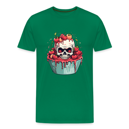 Gruseliges Horror Kirschtörtchen - Happy Halloween - Männer Premium T-Shirt - by Artful Alchemist