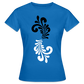 Bembel Ornamente schwarz/weiß - Frauen T-Shirt - Royalblau