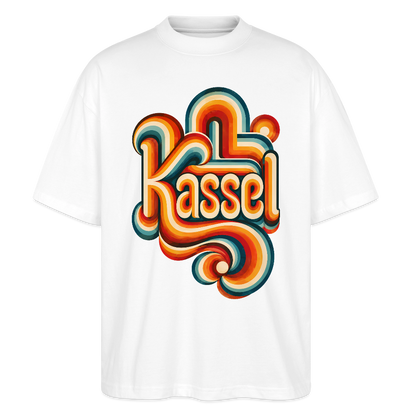 Kassel Retro – Oversized Unisex Bio T-Shirt - Weiß