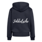Jobbelsche - Hessisch Mundart - Frauen Premium Kapuzen Jacke - Navy