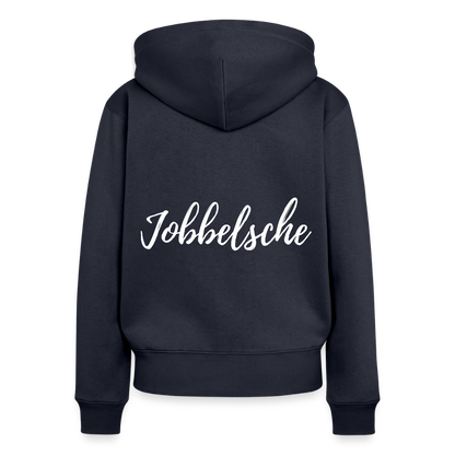 Jobbelsche - Hessisch Mundart - Frauen Premium Kapuzen Jacke - by Artful Alchemist