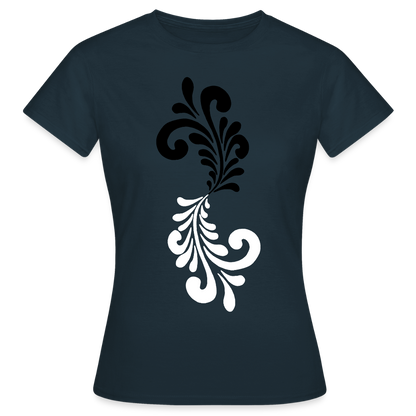 Bembel Ornamente schwarz/weiß - Frauen T-Shirt - by Artful Alchemist