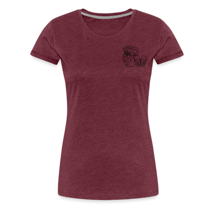 Bembel mit Gläsern - Hessisch Mundart - Frauen Premium T-Shirt - by Artful Alchemist