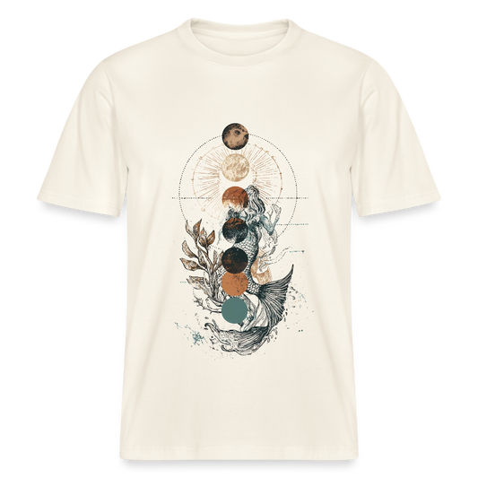 Mystic Mermaid – Mondphasen - Stanley/Stella Relaxed Fit Unisex Bio-T-Shirt Sparker - Naturweiß 