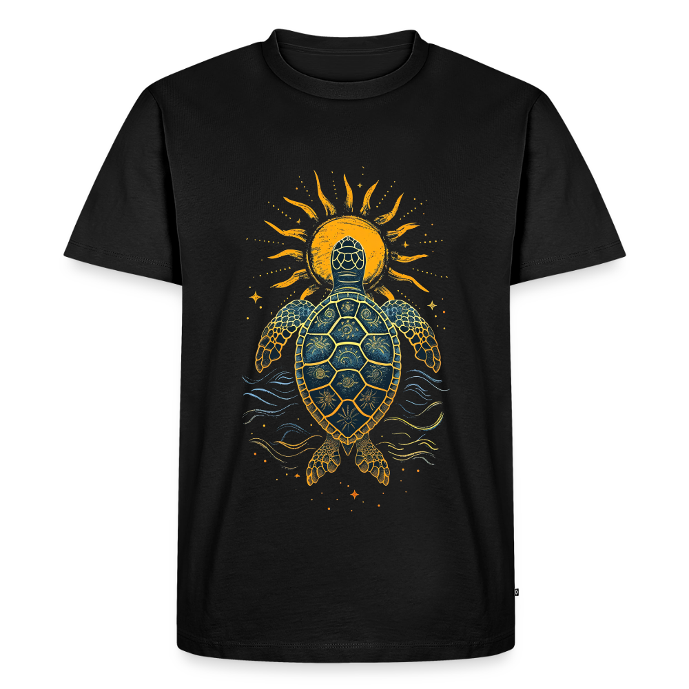 Solar Turtle – Mystic Ocean - Männer Premium Bio T-Shirt - by Artful Alchemist