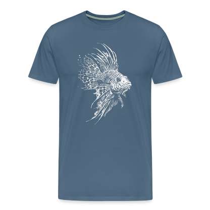 Rotfeuerfisch - Monochrom - Männer Premium T-Shirt - by Artful Alchemist