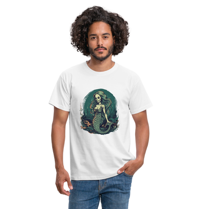 Comic Ghul Zombie Meerjungfrau - Männer T-Shirt - by Artful Alchemist
