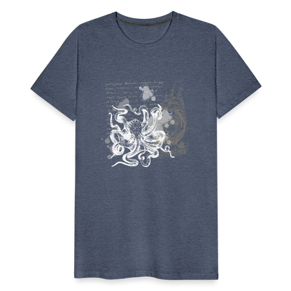 Vintage Steampunk Oktopus Motiv - Männer Premium T-Shirts - by Artful Alchemist