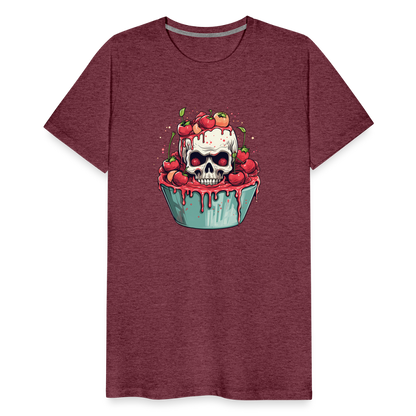 Gruseliges Horror Kirschtörtchen - Happy Halloween - Männer Premium T-Shirt - by Artful Alchemist