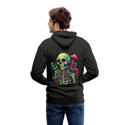 Horror Pilz Skelett - Happy Halloween - Männer Premium Hoodie - by Artful Alchemist