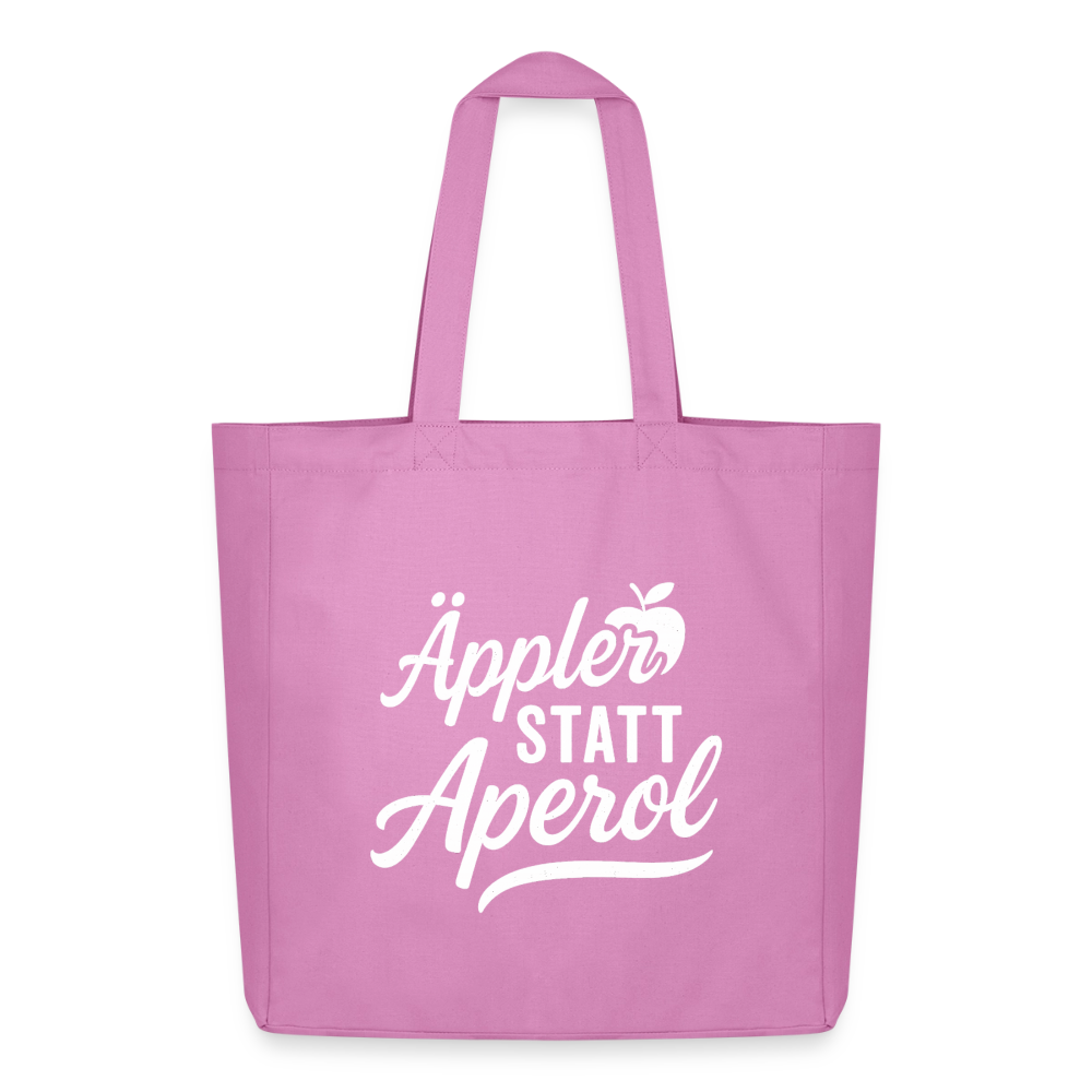 Äppler statt Aperol - Midweight recycelter Stoffbeutel von Stanley/Stella - Pink