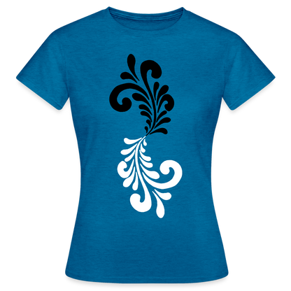 Bembel Ornamente schwarz/weiß - Frauen T-Shirt - by Artful Alchemist