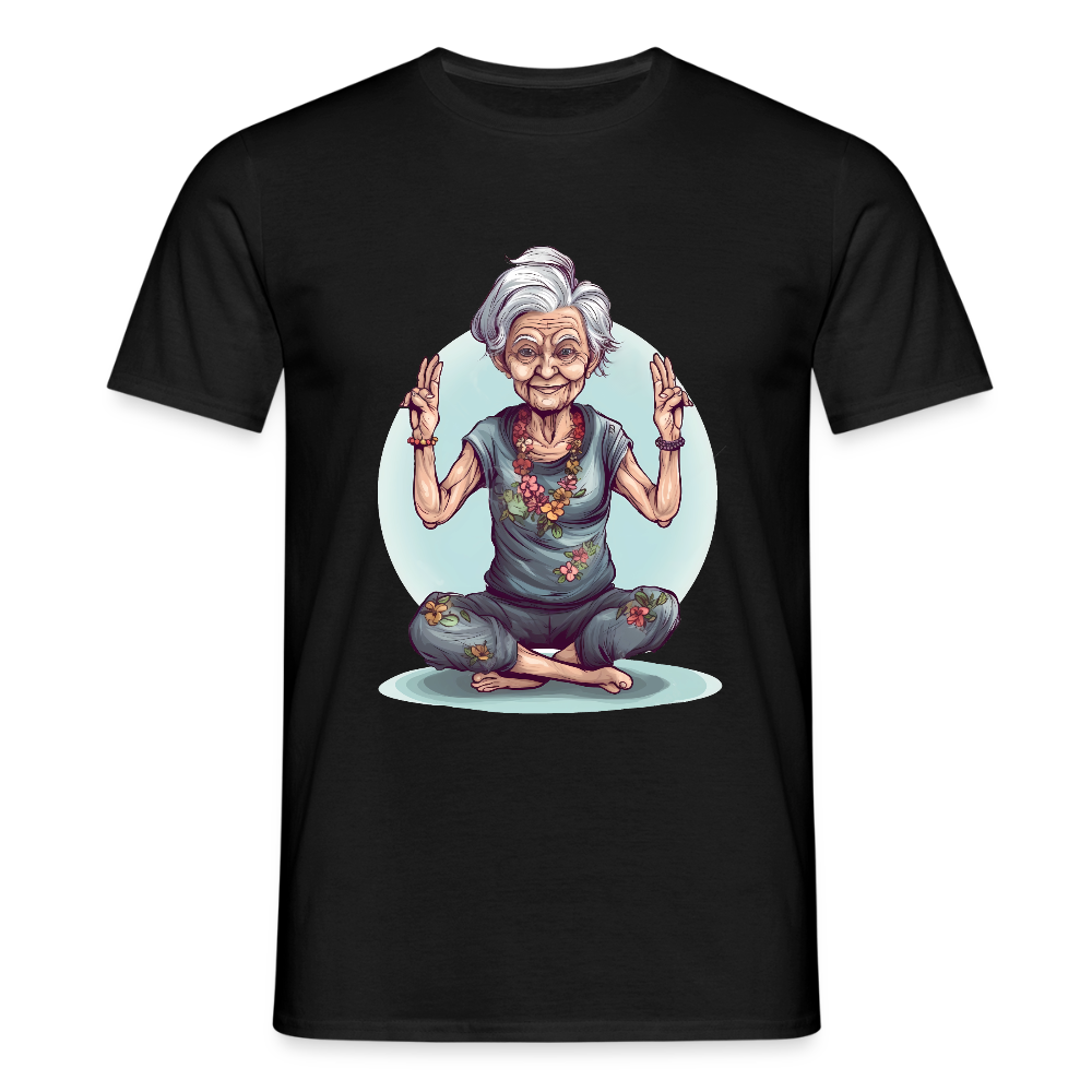Coole Yoga Oma - Meditation im besten Alter - Männer T-Shirt - by Artful Alchemist