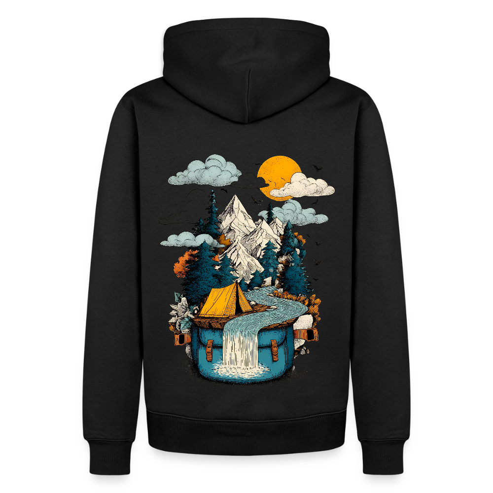 World in a Pack – Adventure Surrealism - Männer Premium Hoodie - by Artful Alchemist