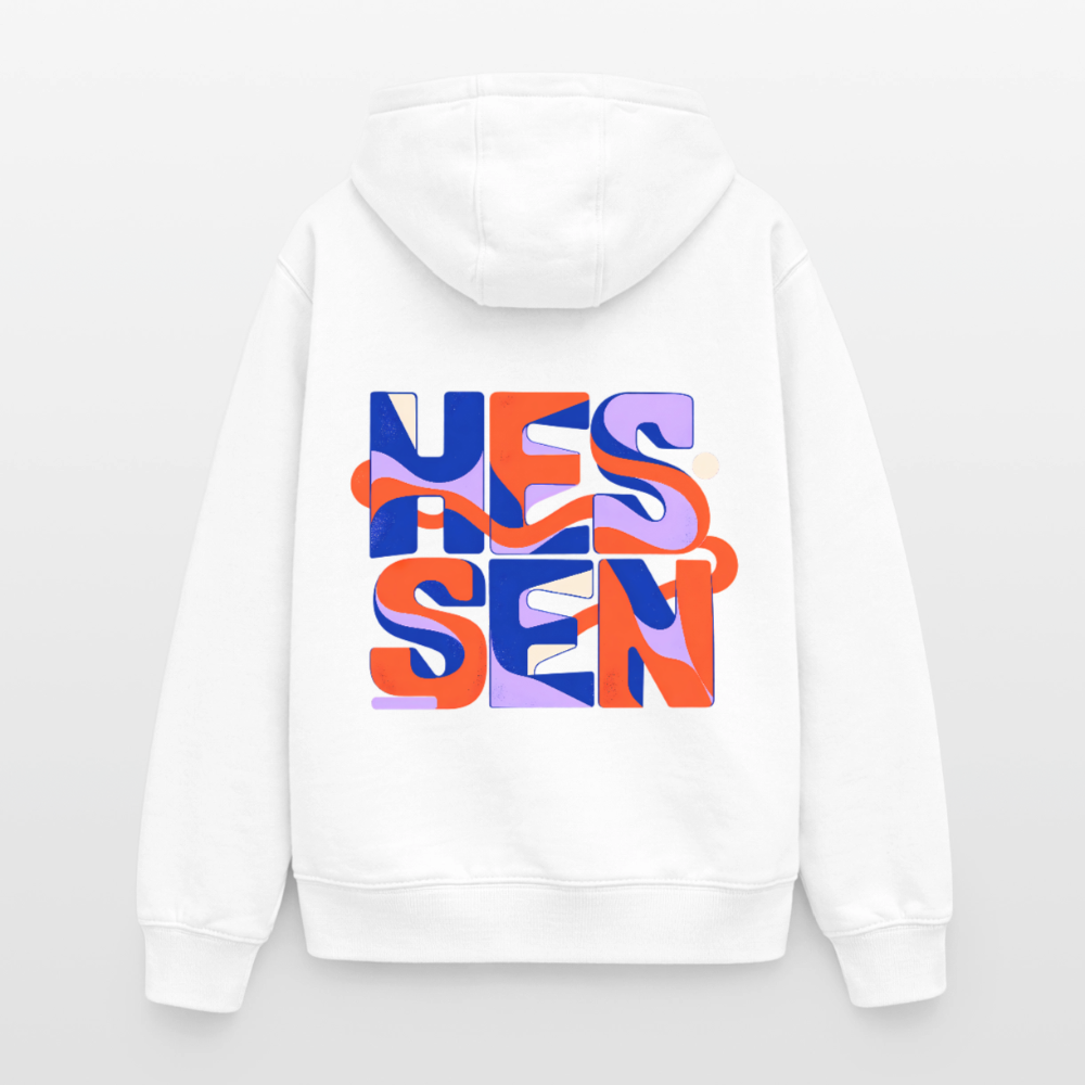 Hessen Color – Oversized Heavyweight Unisex Hoodie - Weiß