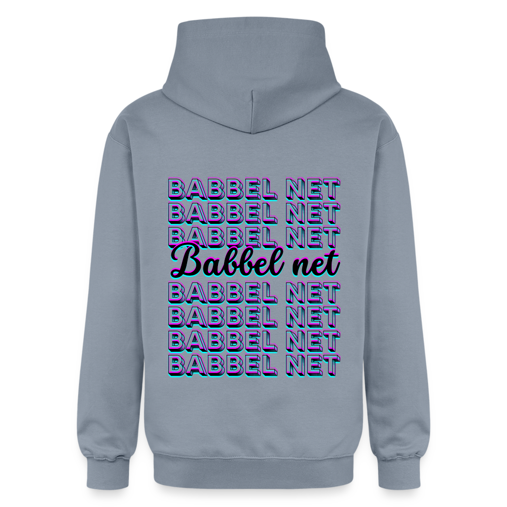 Babbel net - Hessisch Mundart - Gildan Unisex Softstyle® Midweight Hoodie - Blau