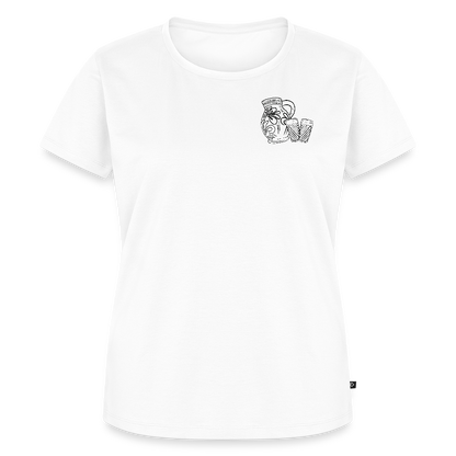 Bembel mit Gläsern  - Hessisch Mundart - Frauen Premium T-Shirt - Weiß
