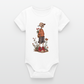Skeleton Boy - Stanley/Stella Baby Bio Kurzarm-Body - Weiß