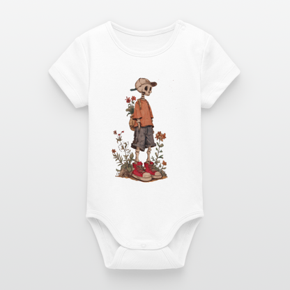 Skeleton Boy - Stanley/Stella Baby Bio Kurzarm-Body - by Artful Alchemist